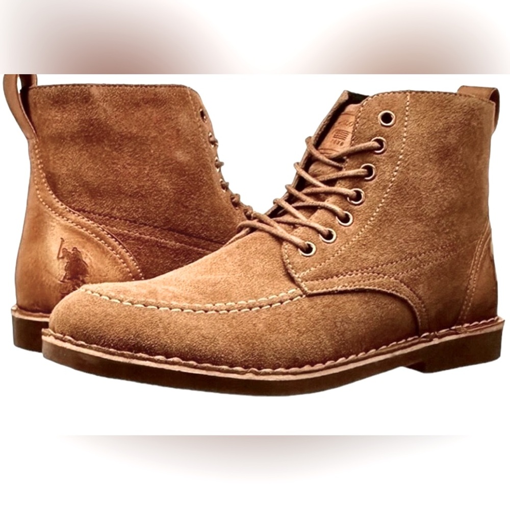 US POLO ASSN Bleeker MENS Mid Lace Boots Size- 13